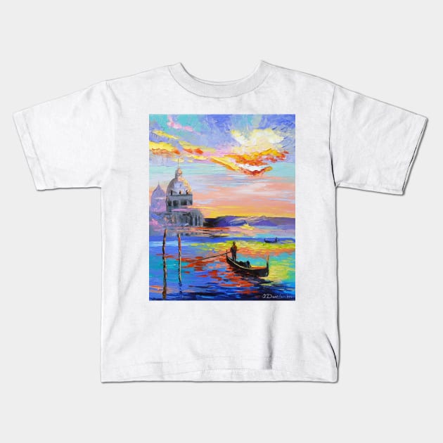Venice Kids T-Shirt by OLHADARCHUKART